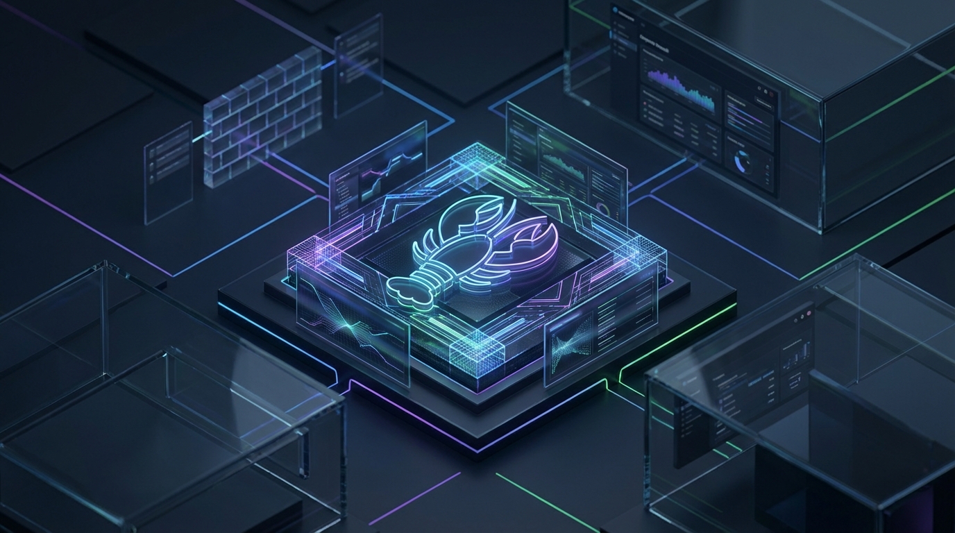 Enterprise deployment architecture for OpenClaw with security layers